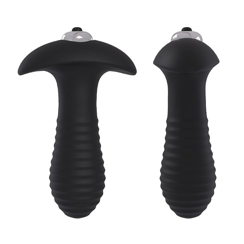Vibrador Plug Anal Em Silicone Spiral S-hande
