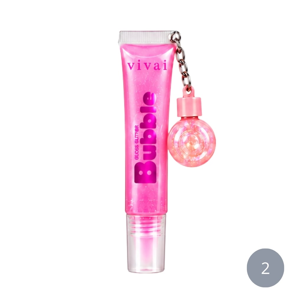 Lip Gloss Glitter Bubble 2 Em 1 Vivai