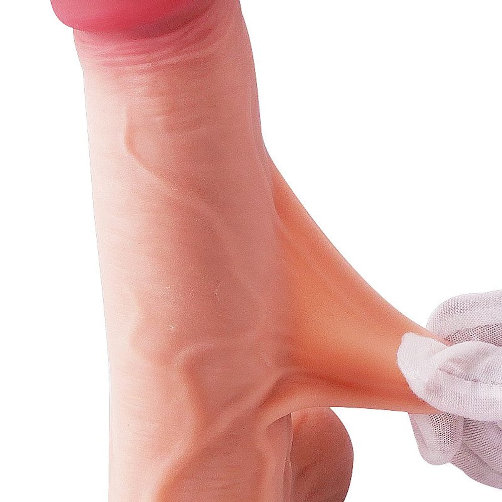 Pênis Super Realístico Dupla Camada Com Vertebra 22,0 X 4,6 Cm Si Vibe Toys