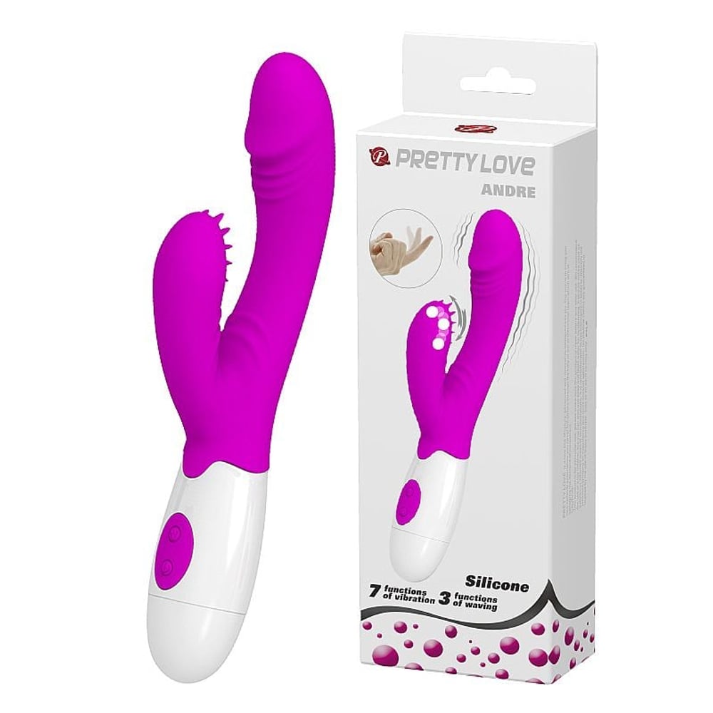 Vibrador Ponto G Andre 3 Modos De Dedilhar E 7 Vibrações Pretty Love