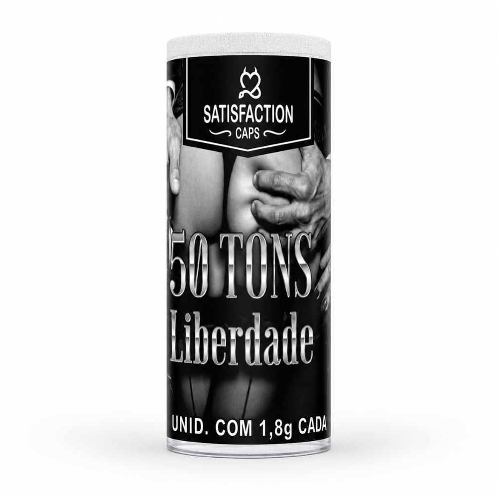 50 Tons De Liberdade Bolinha Com óleo De Massagem 03 Unidades Satisfaction Caps