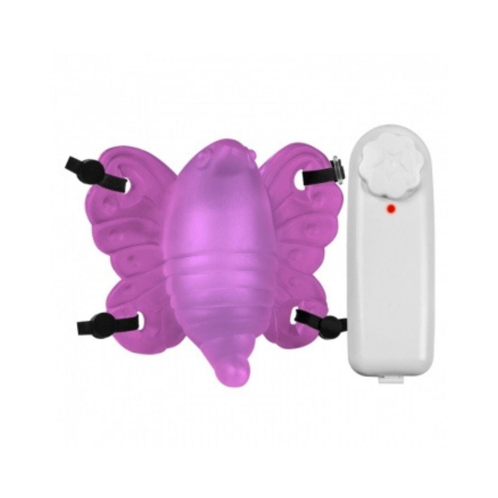 Vibrador Buterfly Em Silicone Com Vibração Multivelocidade Pau Brasil