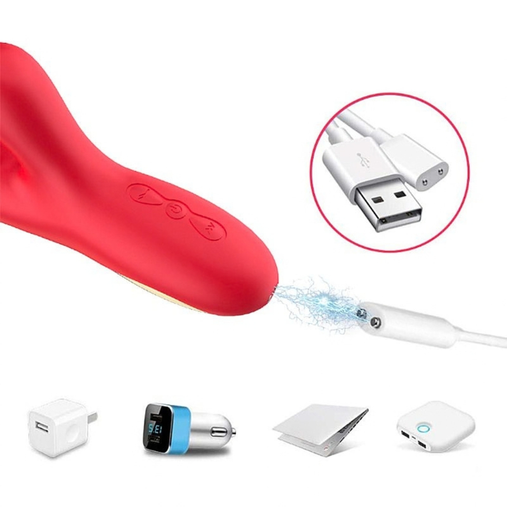 Leny Vibrador Recarregável Em Silicone 3 Em 1 Vibe Toys
