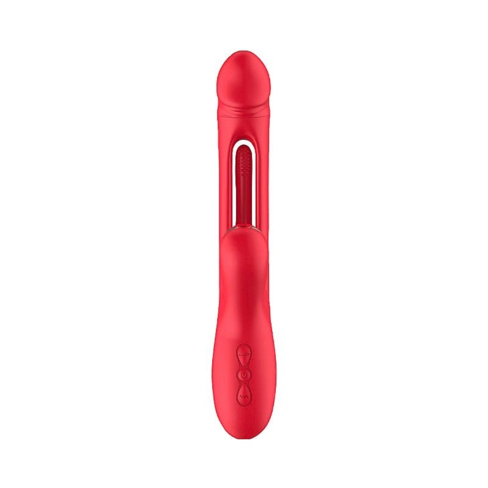 Leny Vibrador Recarregável Em Silicone 3 Em 1 Vibe Toys