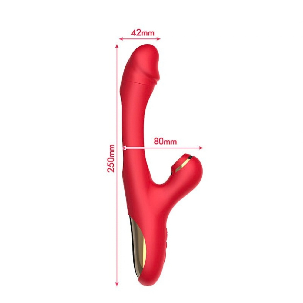 Leny Vibrador Recarregável Em Silicone 3 Em 1 Vibe Toys