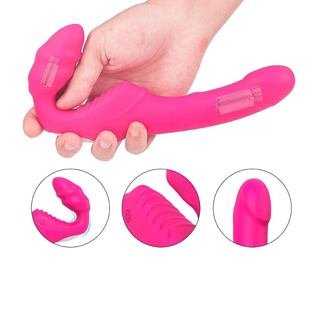 Nana Vibrador De Ponto G Duplo Strapless Vibe Toys