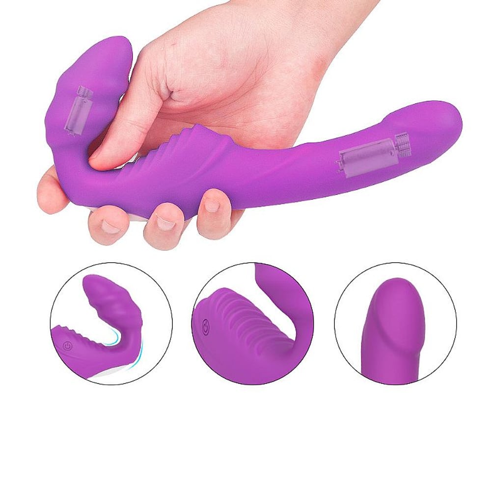 Nana Vibrador De Ponto G Duplo Strapless Vibe Toys