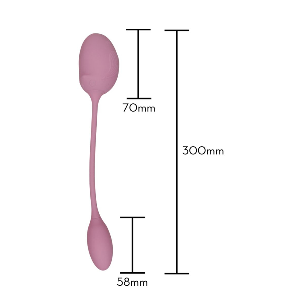 Vibrador Duplo Love Bird 9 Modos De Vibração 6 Modos De Pulsação