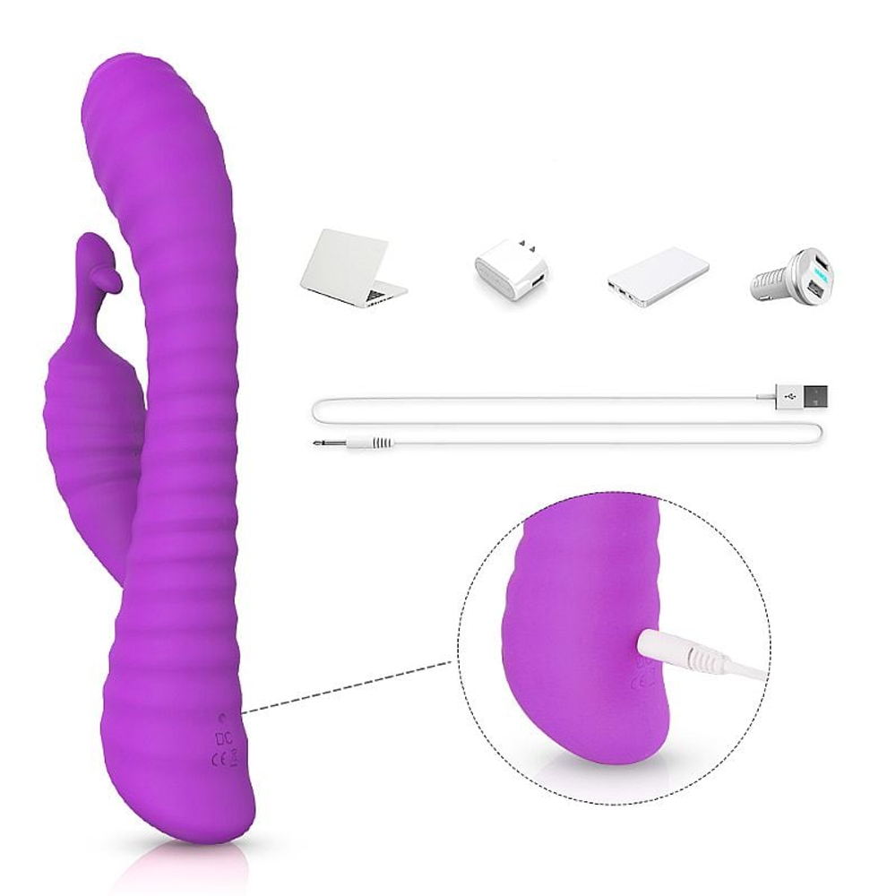 Moonlight Vibrador Ponto G Com Plug Vibe Toys