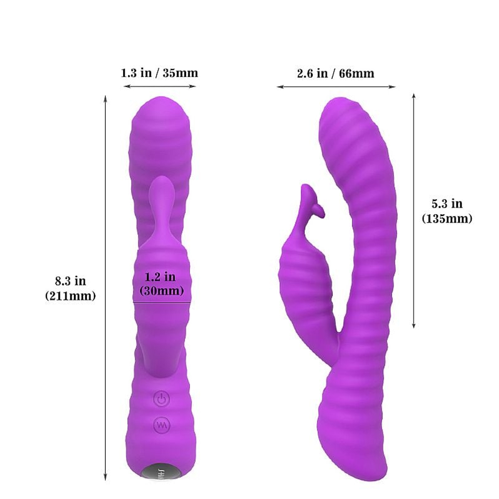 Moonlight Vibrador Ponto G Com Plug Vibe Toys