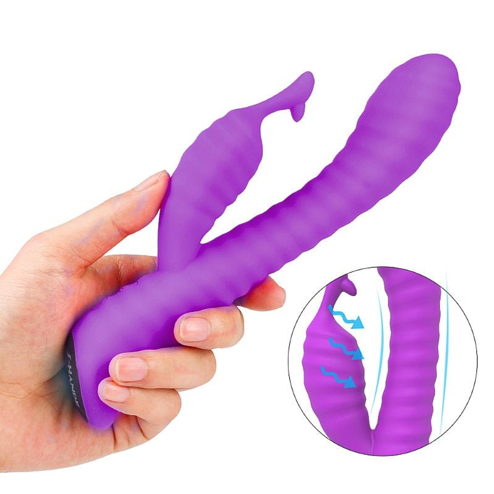 Moonlight Vibrador Ponto G Com Plug Vibe Toys