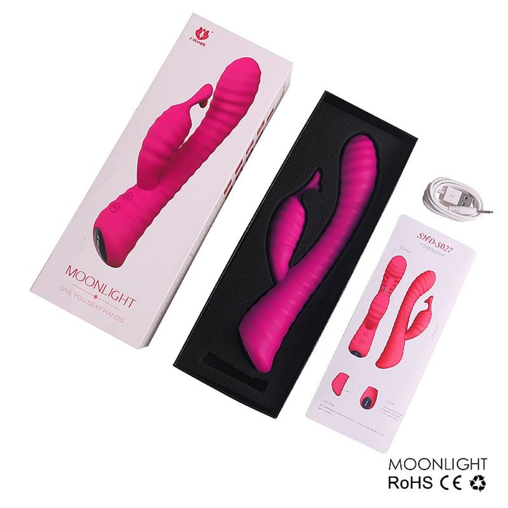Moonlight Vibrador Ponto G Com Plug Vibe Toys