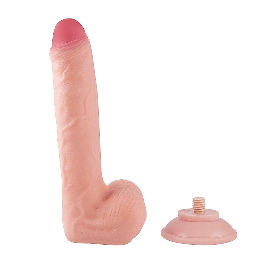 Pênis Realístico Com Dupla Camada Real Skin Feeling 27,7 X 5,0 Cm Si Vibe Toys
