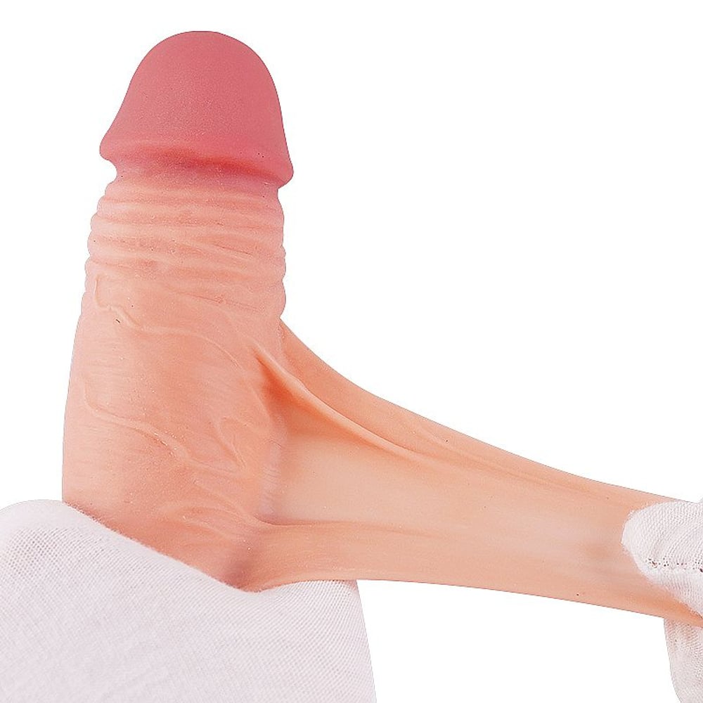 Pênis Super Realístico Dupla Camada Ventosa Removível 21,2 X 4,8 Cm Si Vibe Toys