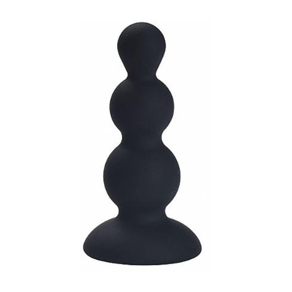 Plug Anal Escalonado Em Silicone 7,5 X 2,7cm Sl
