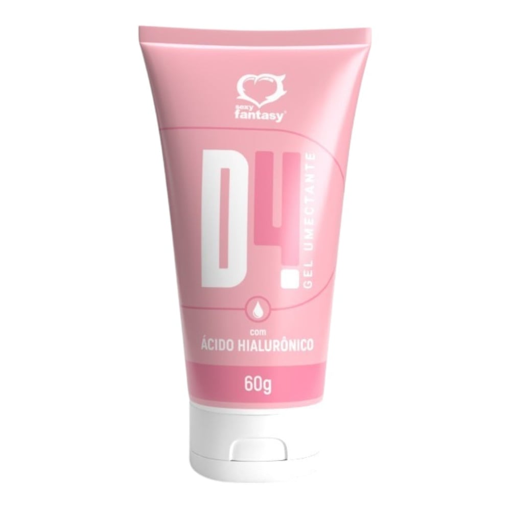 D4 Gel Umectante Lubrificante Com ácido Hialurônico 60g Sexy Fantasy