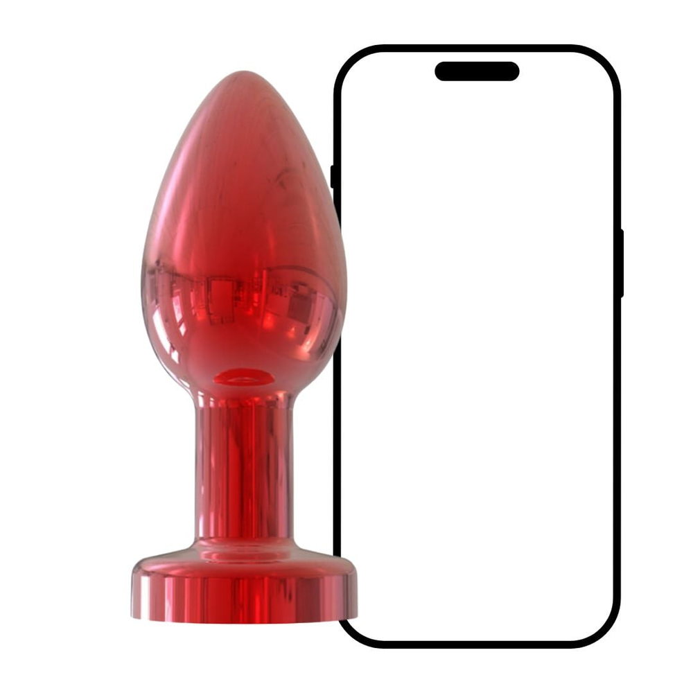 Plug Anal Cromado Com 10 Vibrações E Controle Via App Vibe Toys