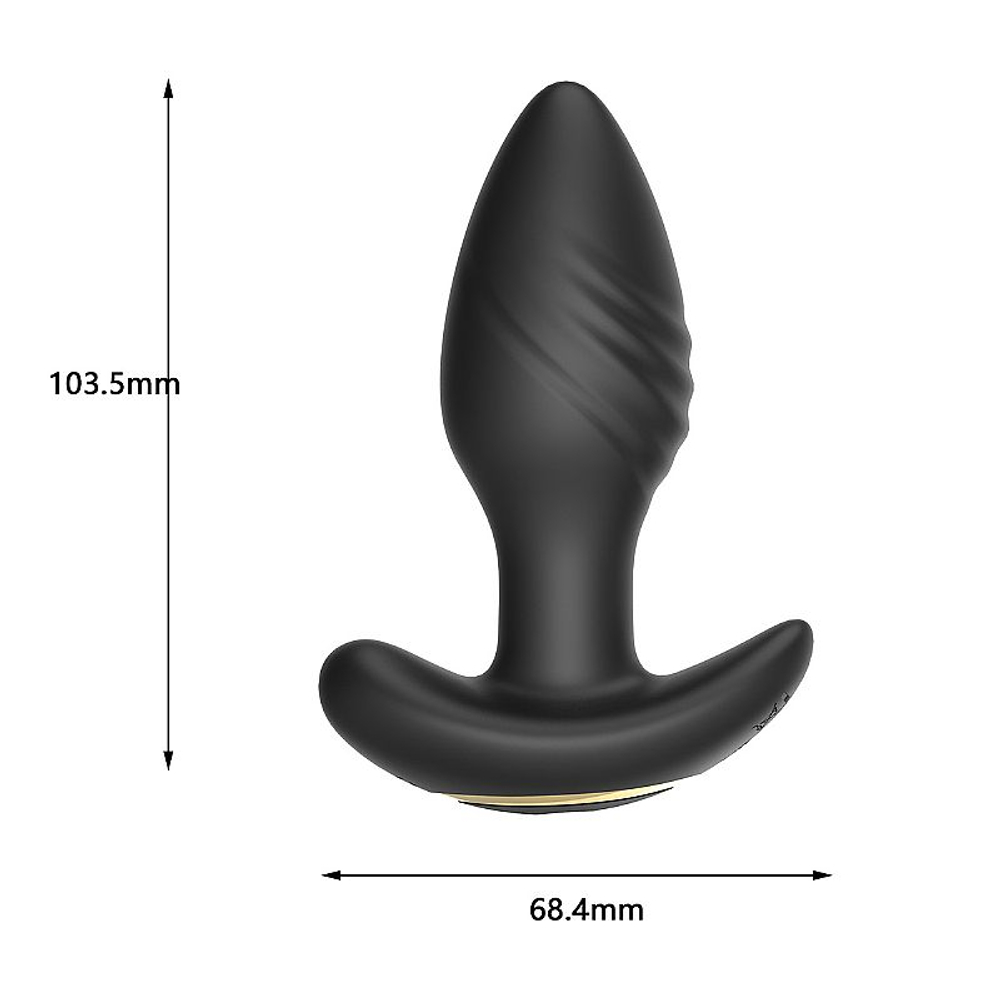 Plug Anal Em Silicone / Recarregável Via App Vibe Toys