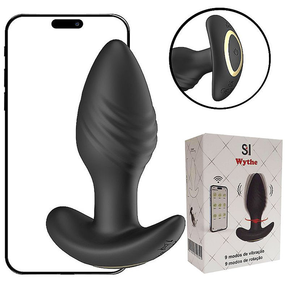 Plug Anal Em Silicone / Recarregável Via App Vibe Toys