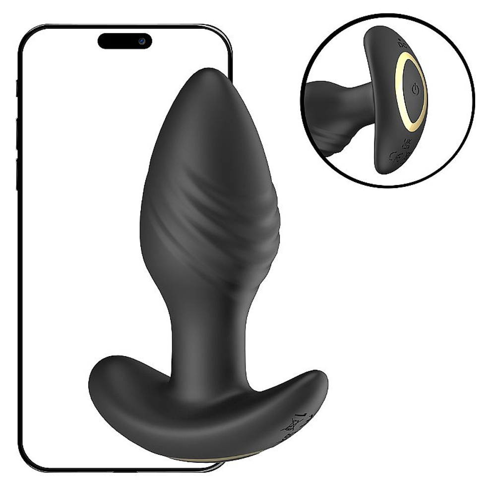 Plug Anal Em Silicone / Recarregável Via App Vibe Toys