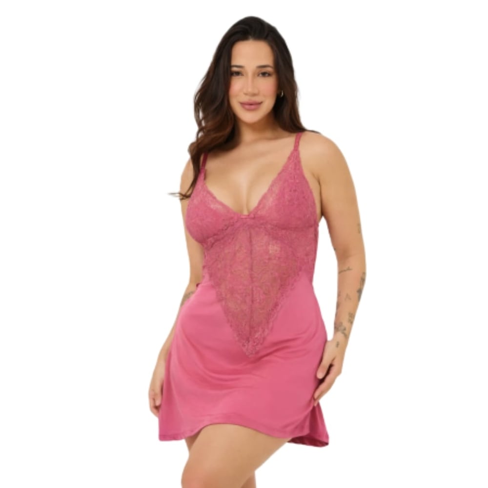 Camisola Sensual Letícia Lisa Patitex