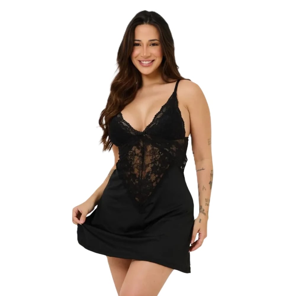 Camisola Sensual Letícia Lisa Patitex