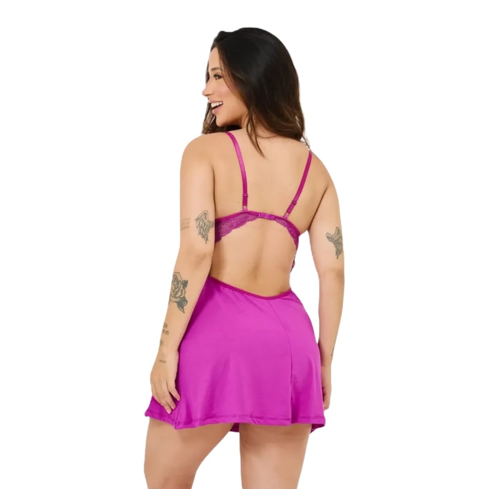 Camisola Sensual Letícia Lisa Patitex