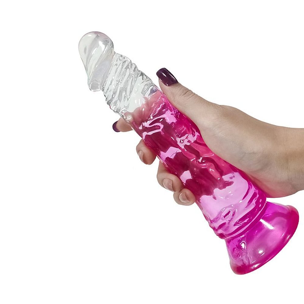 Pênis Realístico Transparente 18,5x3,5cm Vibe Toys