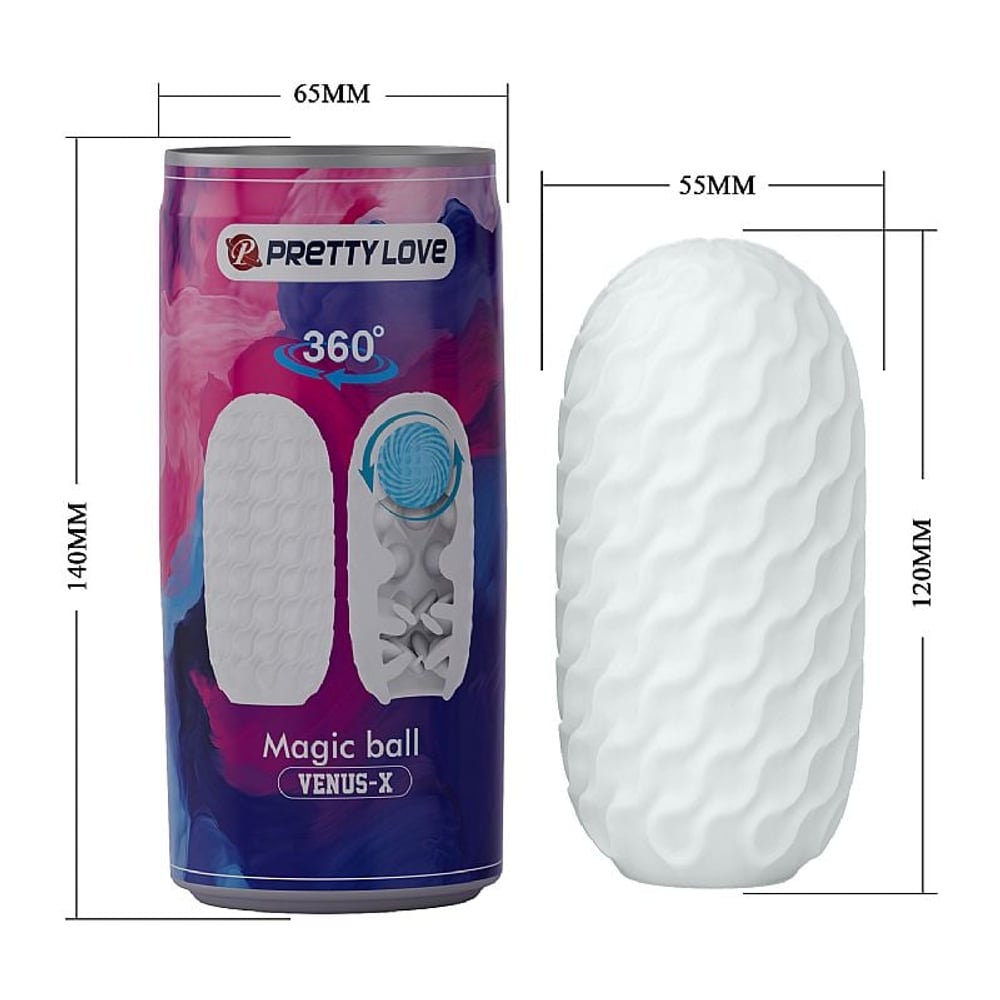 Egg Com Formato Lata Magic Ball Vibe Toys
