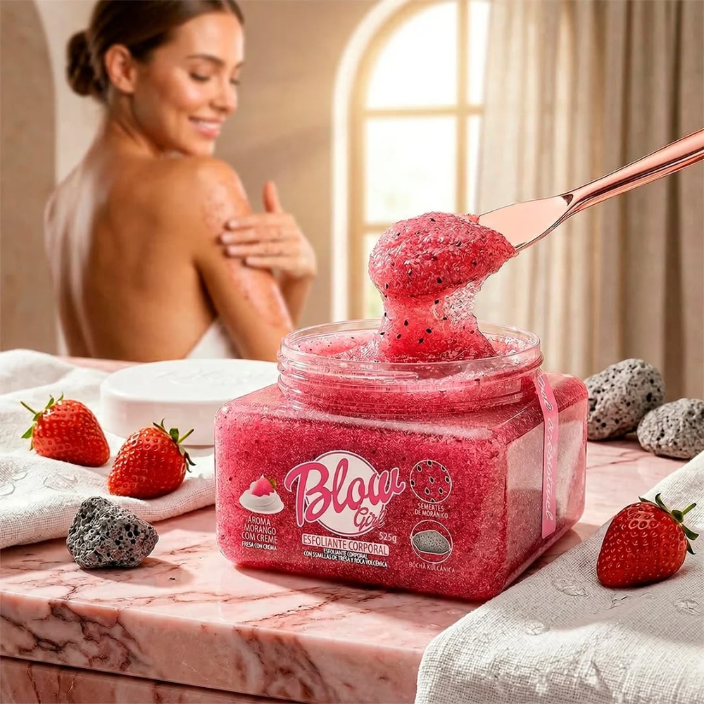 Blow Girl Esfoliante Corporal Em Gel 525g Hot Flowers