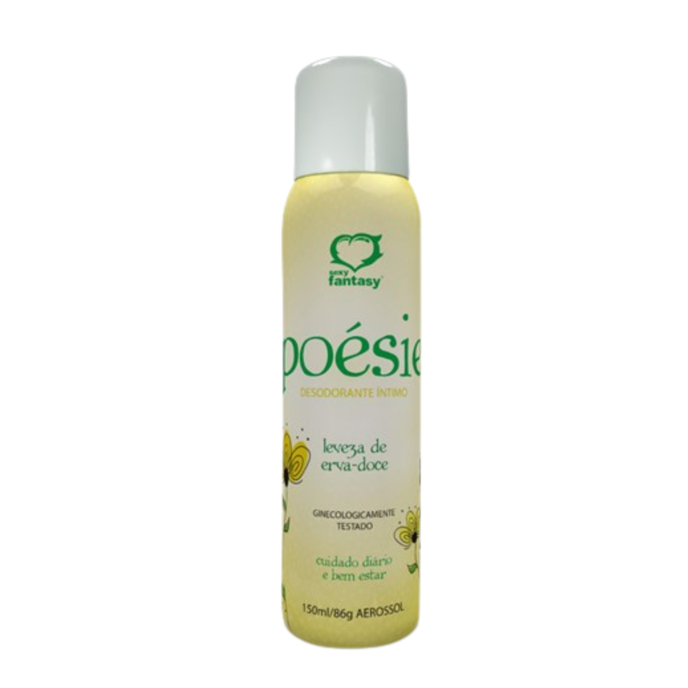 Desodorante íntimo Poésie Jato Seco 150ml Sexy Fantasy