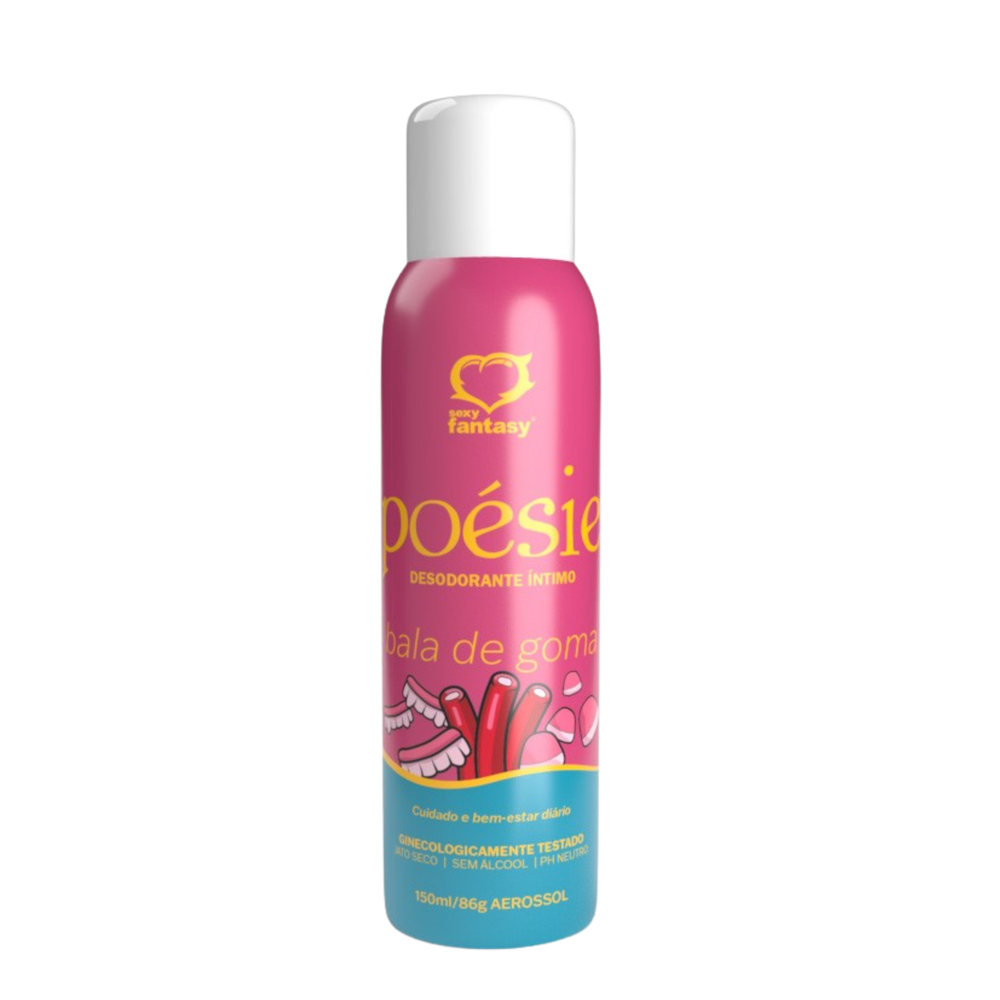 Desodorante íntimo Poésie Jato Seco 150ml Sexy Fantasy