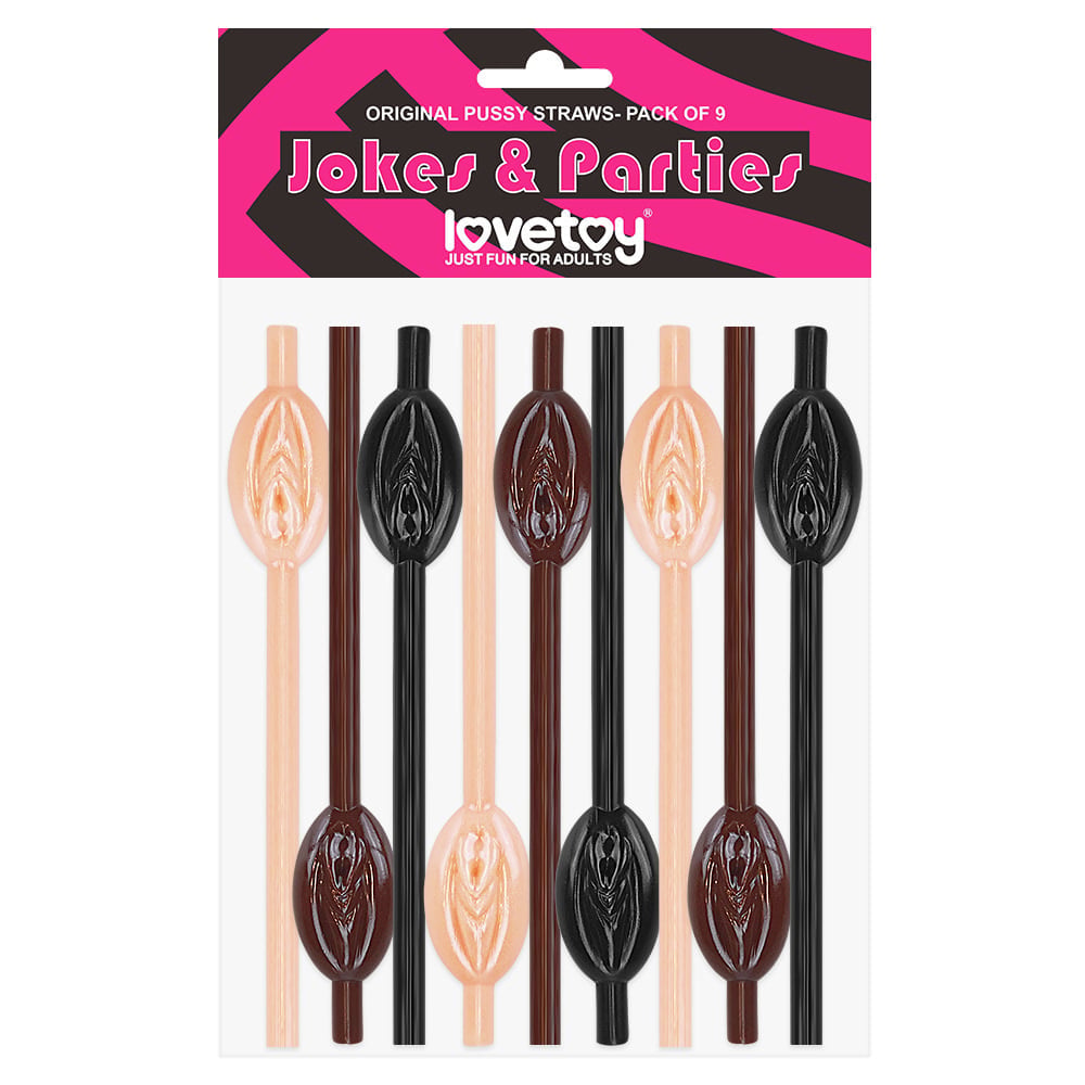 Kit Canudos Formato De Vagina 9 Unidades Vibe Toys