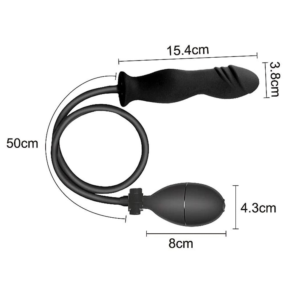 Plug Anal Inflável - 15,4 Cm X 3,8 Cm Vibe Toys