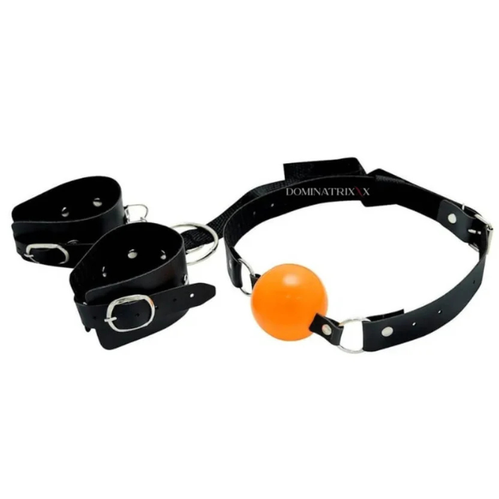 Bracelete Com Bola Mordarça Dominatrix