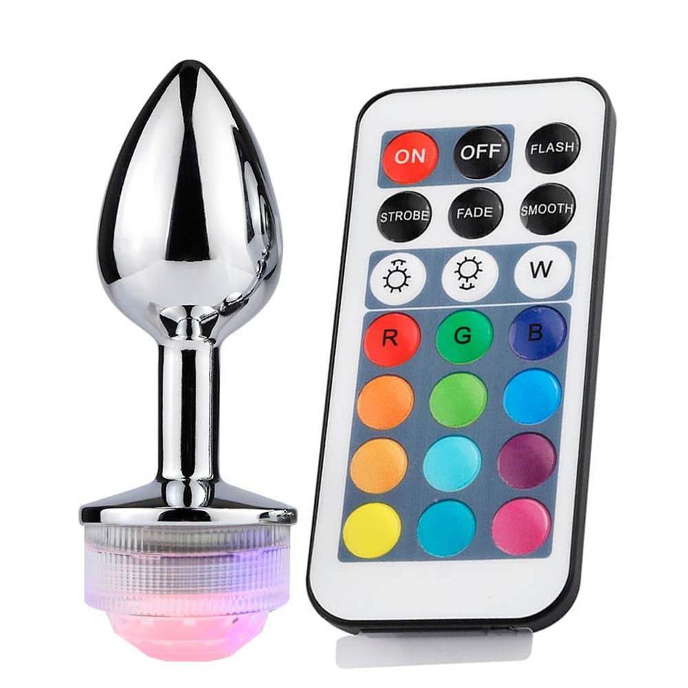 plug anal com controle LED RGB Anal Remote Plug – Love Plugs main image 0