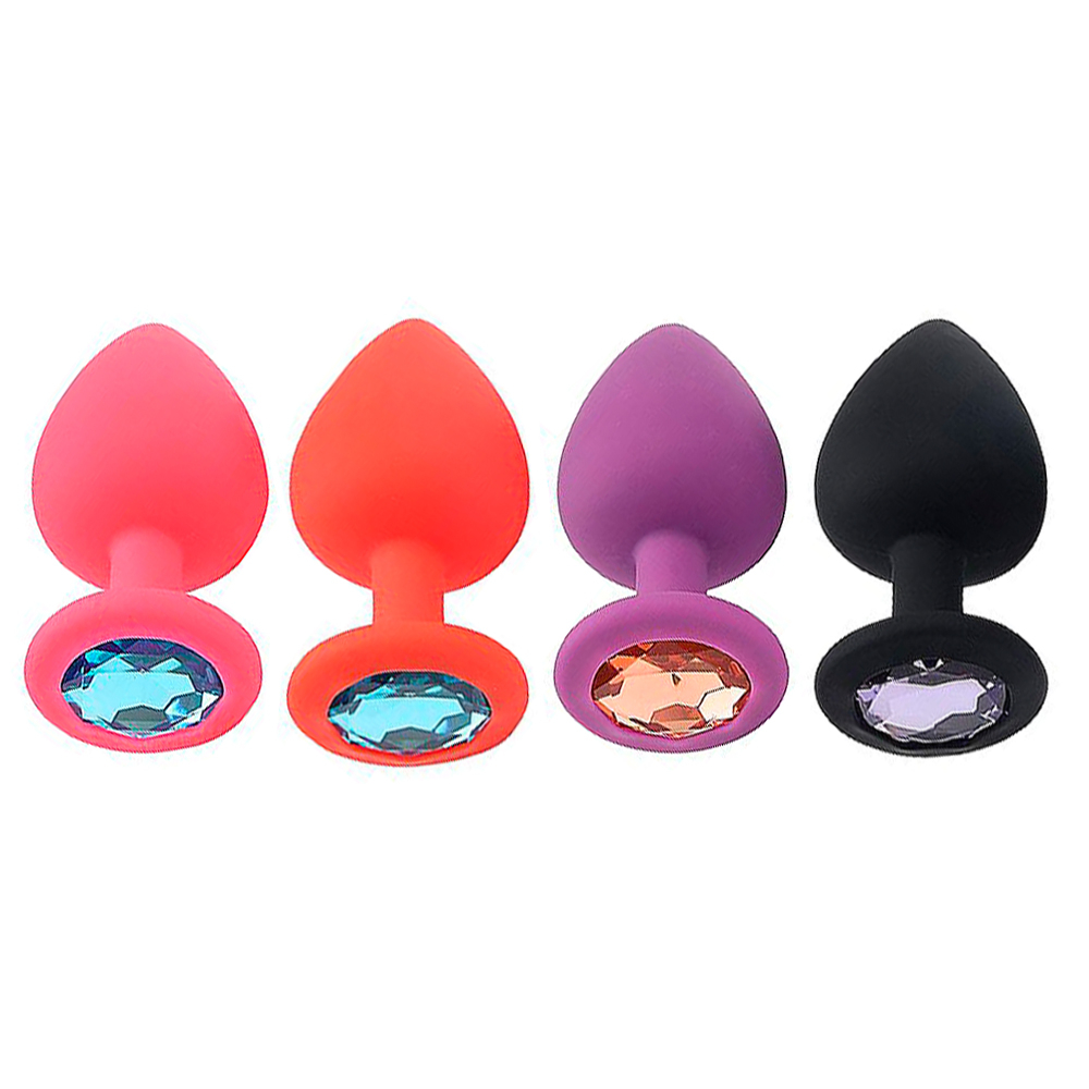 Plug Anal De Silicone Tamanho G Sexy Import