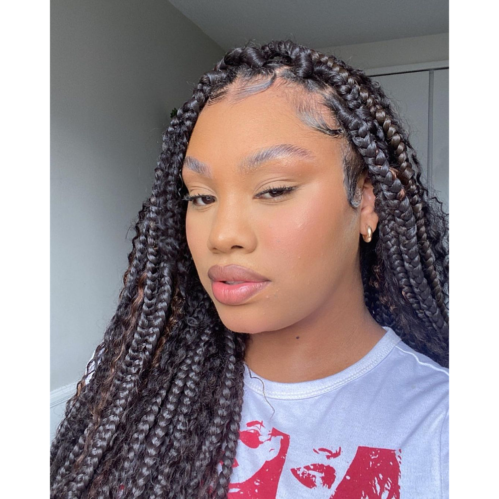 2 Jumbos Cabelos Para Tranças Box Braids Super X + KIT de Anéis