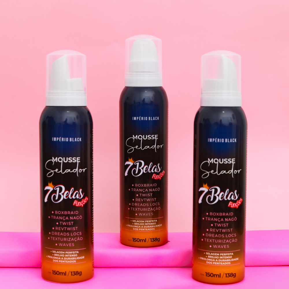 Mousse Selador 7 Belas - Império Black 150ml
