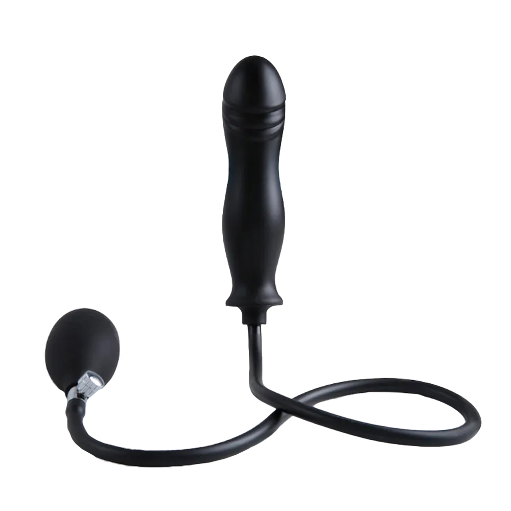 Plug Anal Inflvel em Silicone Flexvel em Formato de Glade 16x4cm Plug Anal Inflvel em Silicone Flexvel em Formato de Glade 16x4cm