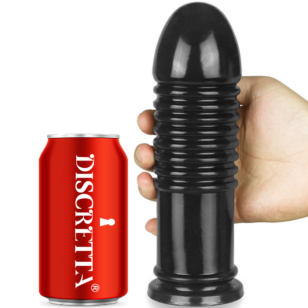 plug anal gigante Plug Anal Gigante Flexível Escalonado 23 x 8cm
