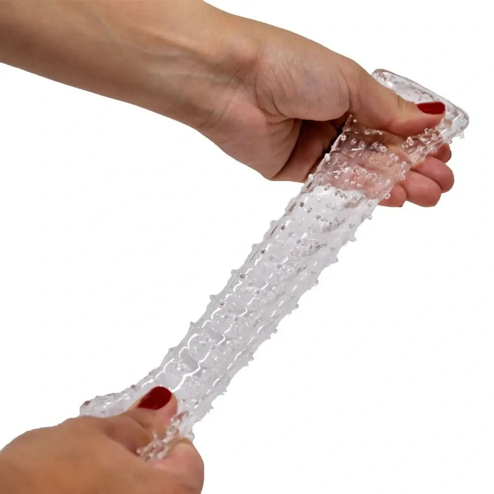 CAPA PENIANA EXPANSORA EM SILICONE INCOLOR - 16 CM