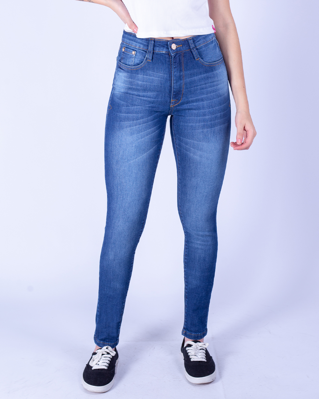 Calça Jeans Bad Cat Cintura Baixa Lavagem Escura Tam 36, Calça Feminina Bad  Cat Usado 89836683