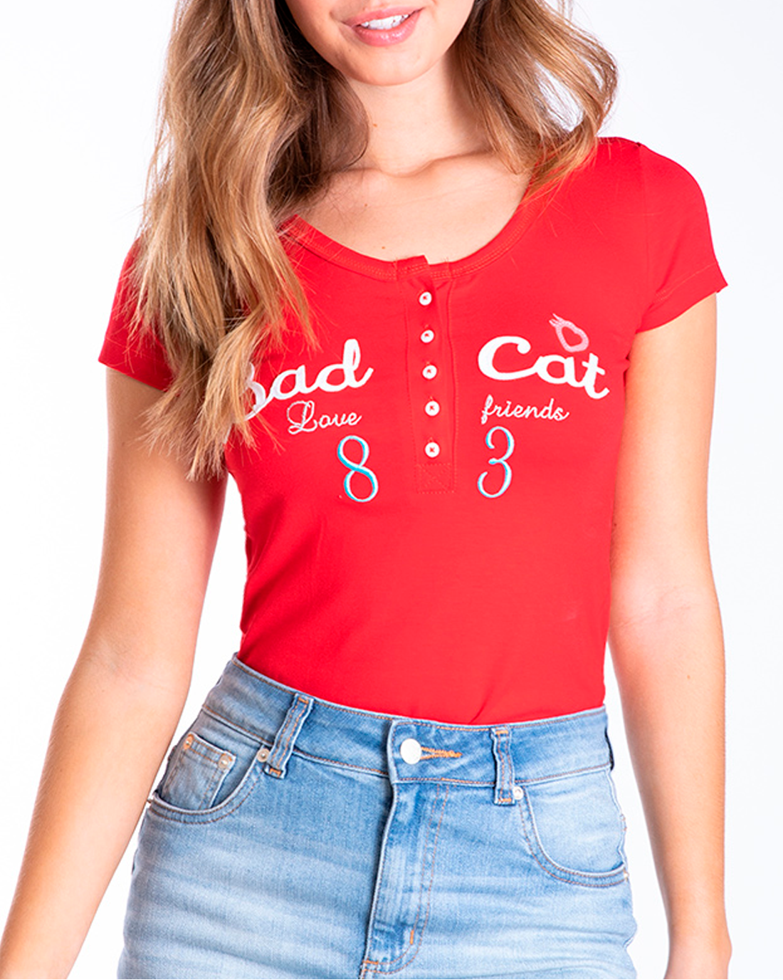 Blusa Magenta Tricô Bad Cat  Blusa Feminina Bad-Cat Usado