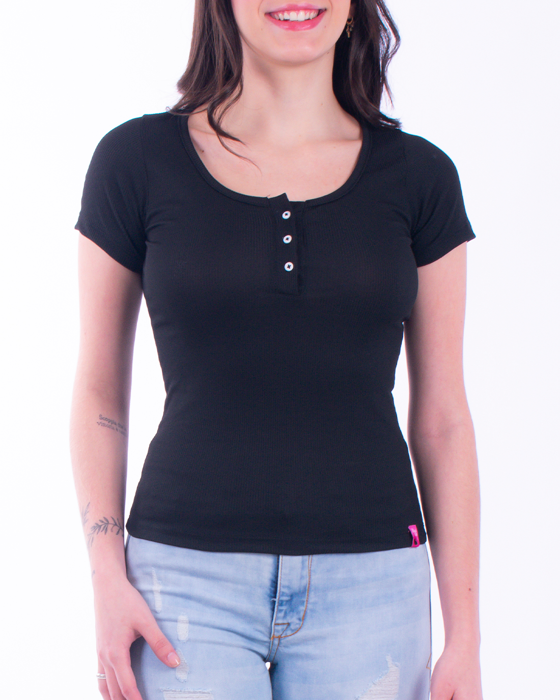 Blusa listrda preta Bad Cat P - Roupas - Campo Grande, Santos