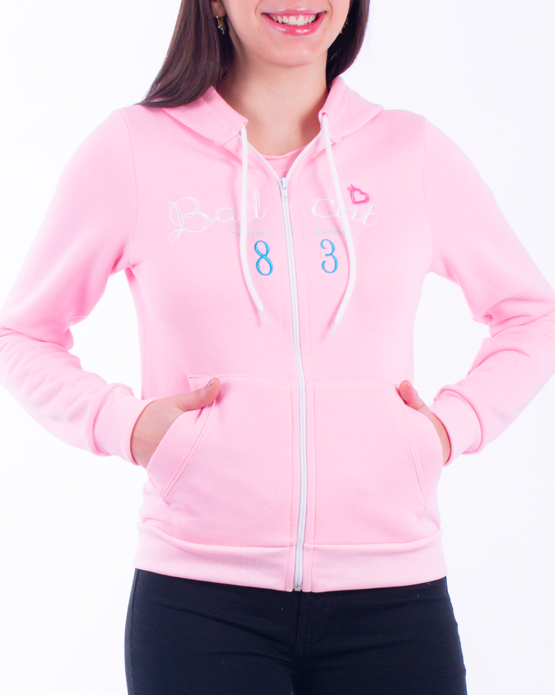 Blusa de Frio Rosa Badcat Original