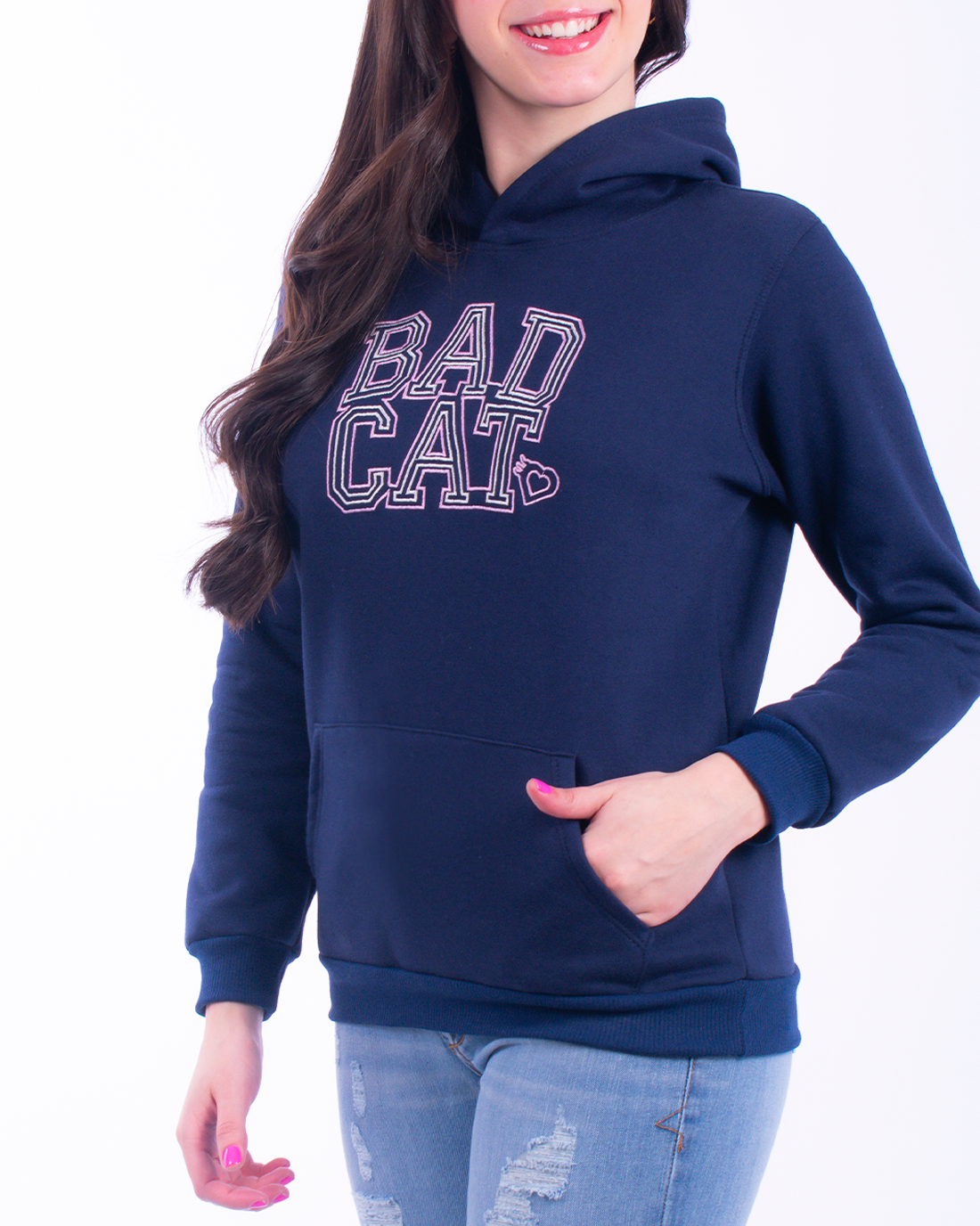 Blusa De Frio Feminina Bad Cat Com Ziper