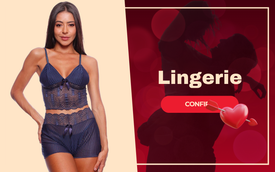 Lingerie feminina com modelos modernos, conforto no dia a dia e ótimo caimento. Moda íntima de qualidade, compra segura e envio discreto.