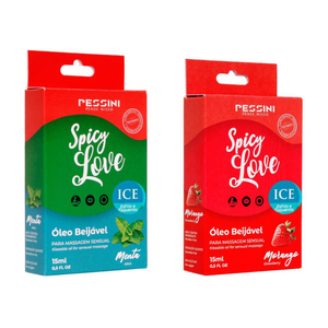 Spicy Love Ice Esfria óleo Beijável 15ml Pessini