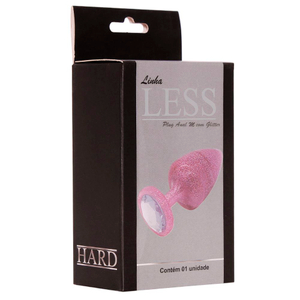 Plug Anal Glitter Lux Médio Less Hard